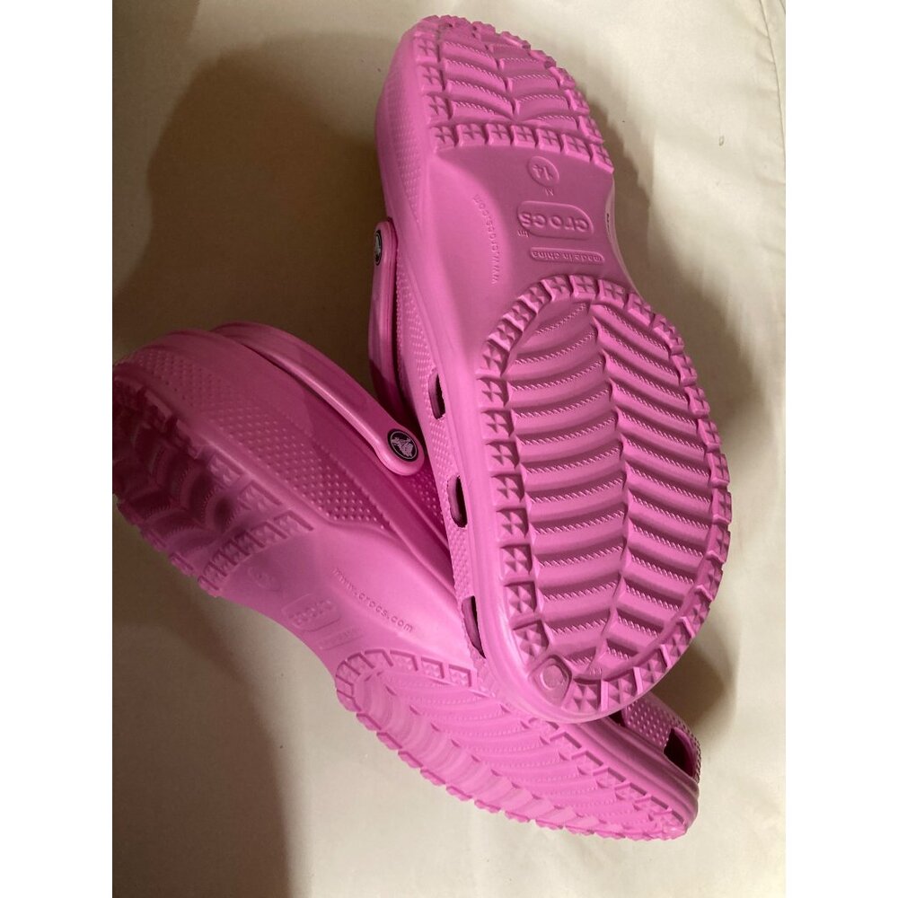 Crocs Men's Classic Clog  Shoe  Pink Size US Men's 14 New With Tag - Picture 2 of 5